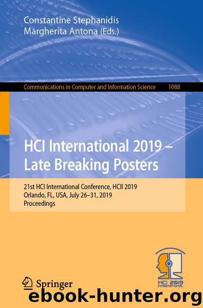 HCI International 2019 – Late Breaking Posters by Unknown