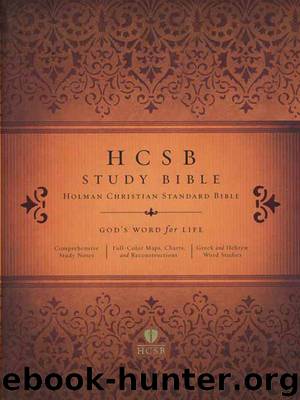 HCSB Study Bible by Unknown