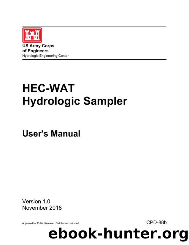 HEC-WAT Hydrologic Sampling User's Manual by unknow