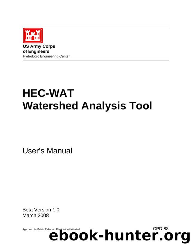 HEC-WAT User's Manual by CEIWR-HEC