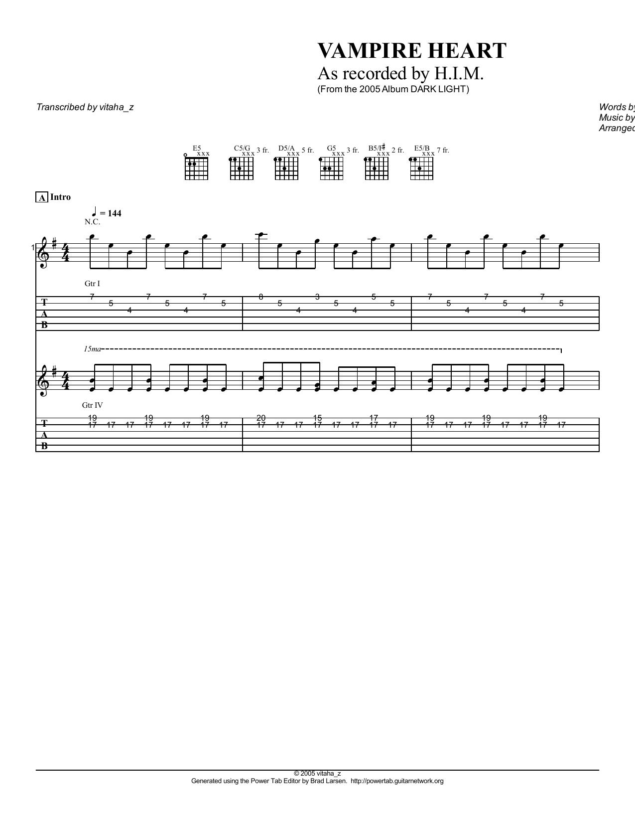 HIM by Vampire Heart