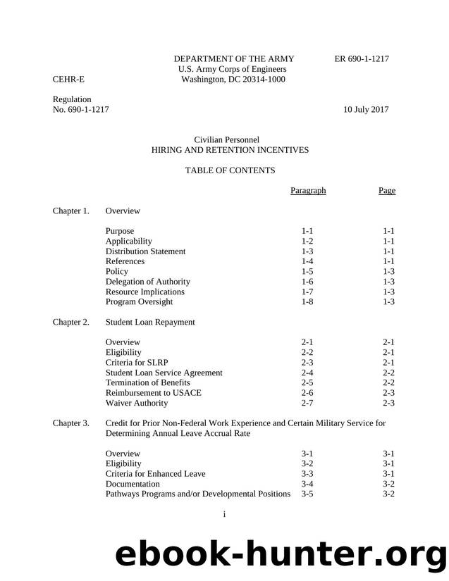 HIRING AND RETENTION INCENTIVES by CEHR-E