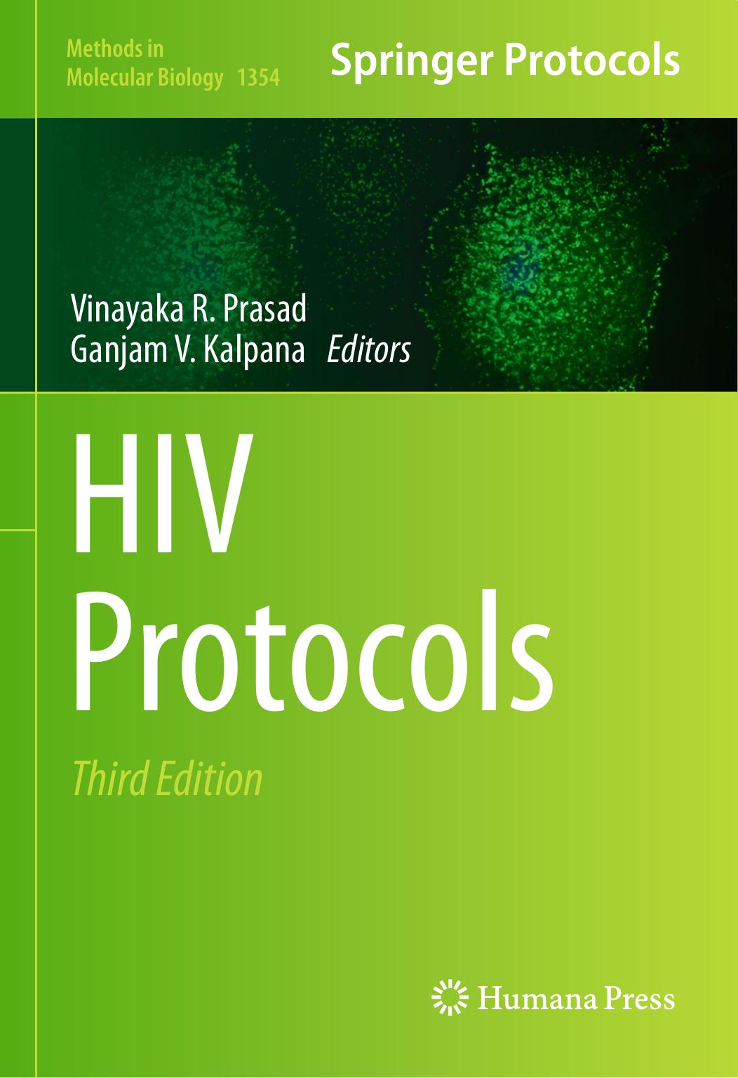 HIV Protocols by Vinayaka R. Prasad Ganjam V. Kalpana (eds.)