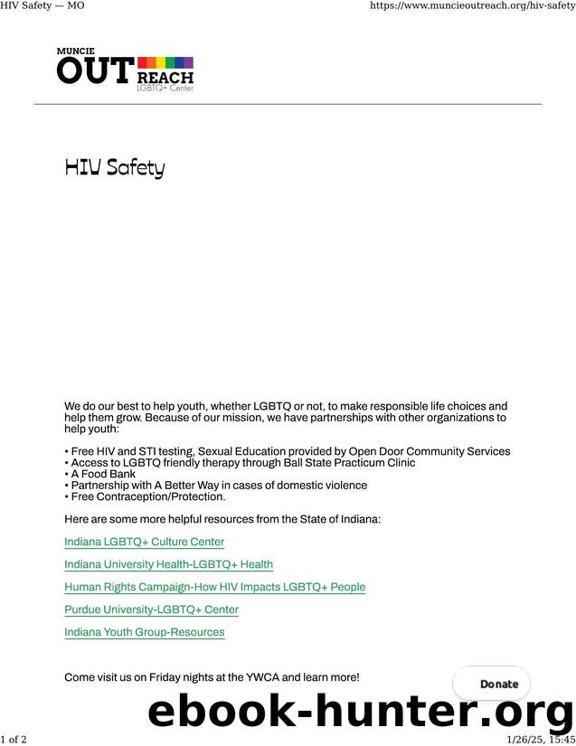HIV Safety â MO by Unknown