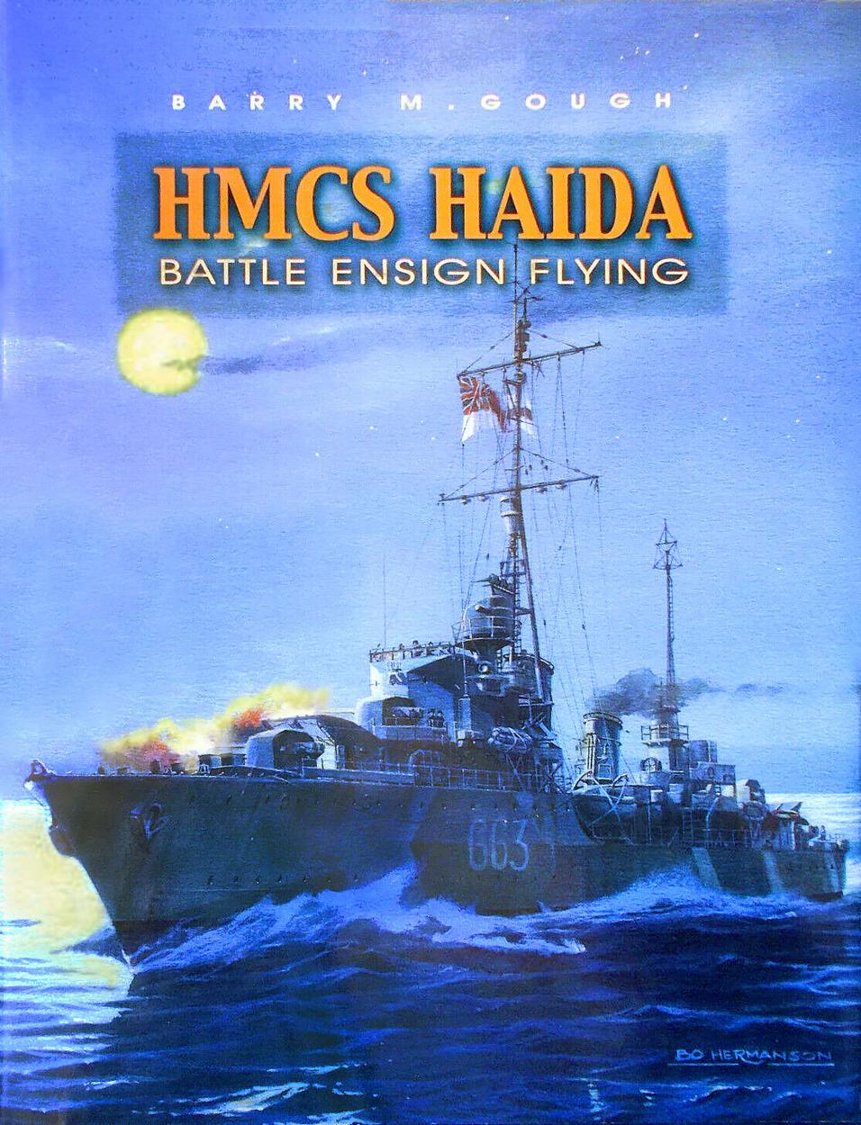 HMCS Haida Battle Ensign Flying by Unknown