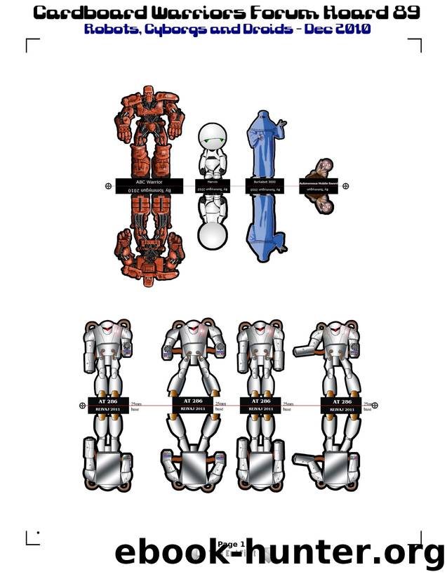 HOARD89 Robots Cyborgs and Droids by Unknown