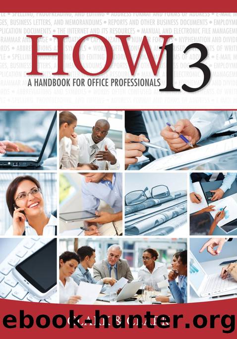 HOW 13: A Handbook for Office Professionals by James L. Clark and Lyn R. Clark