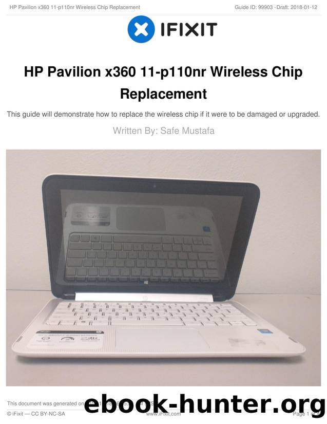 HP Pavilion x360 11-p110nr Wireless Chip Replacement by Unknown
