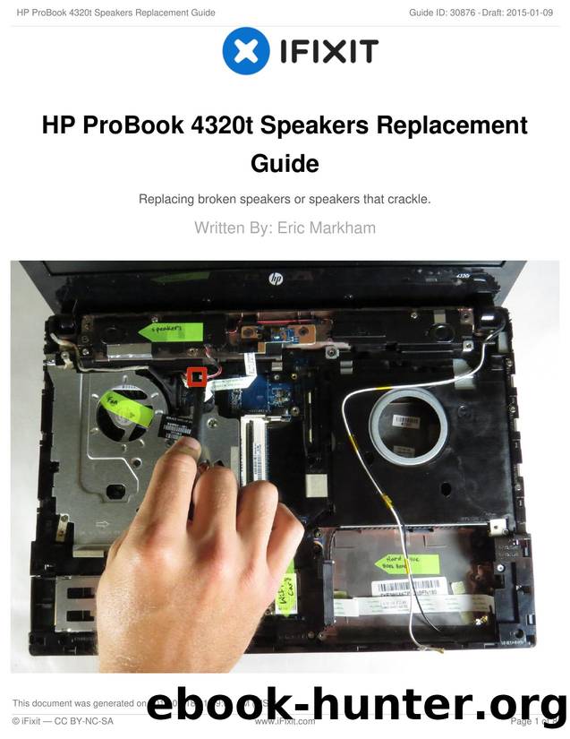 HP ProBook 4320t Speakers Replacement Guide by Unknown