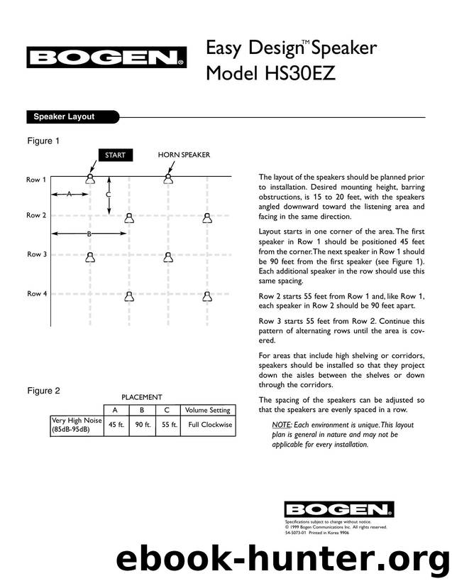 HS30EZ Manual - Easy Design Speaker by Brit Byrnes