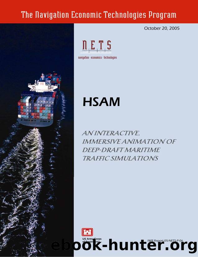 HSAM:  AN INTERACTIVE, IMMERSIVE ANIMATION OF DEEP-DRAFT MARITIME TRAFFIC SIMULATIONS by Cory Rogers William Woelbeling Richard Males Keith Hofseth Shana Heisey