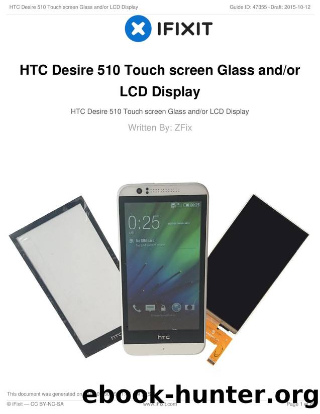 HTC Desire 510 Touch screen Glass andor LCD Display by Unknown