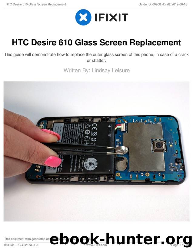 HTC Desire 610 Glass Screen Replacement by Unknown