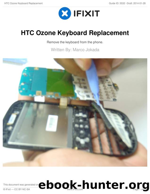 HTC Ozone Keyboard Replacement by Unknown