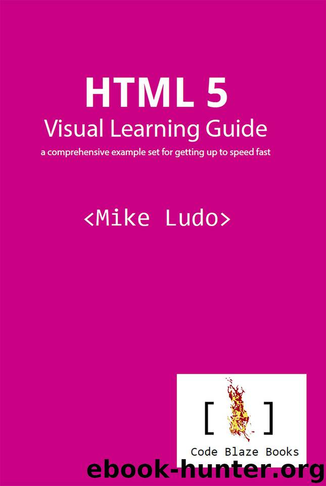 HTML 5 Visual Learning Guide: a comprehensive example set for getting ...