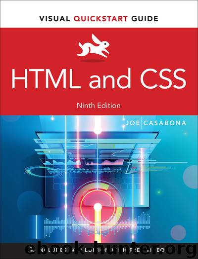 HTML and CSS: Visual QuickStart Guide by Joe Casabona