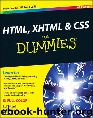 HTML, XHTML & CSS For Dummies by Ed Tittel