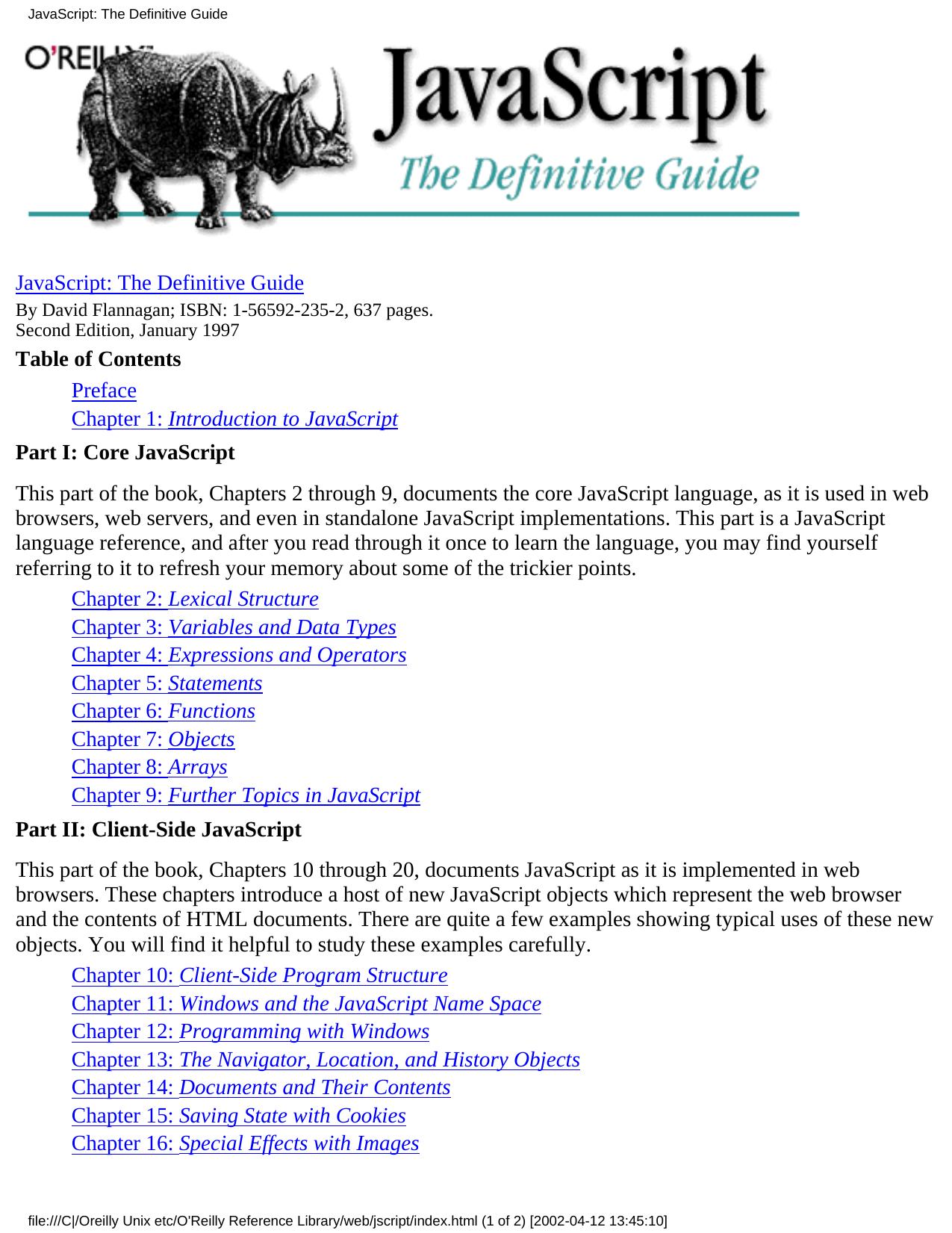 HTML: The Definitive Guide (Nutshell Handbooks) by Bill Kennedy Chuck Musciano