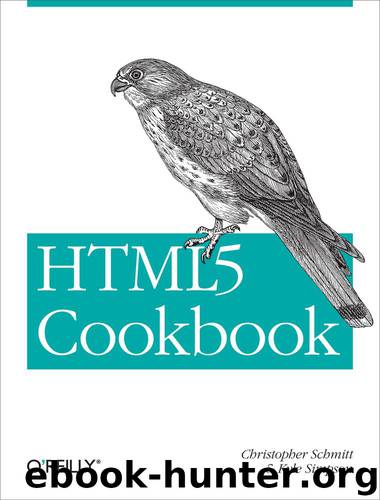 HTML5 Cookbook by Christopher Schmitt & Kyle Simpson