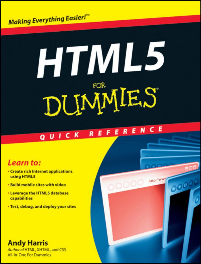 HTML5 For Dummies by Andy Harris