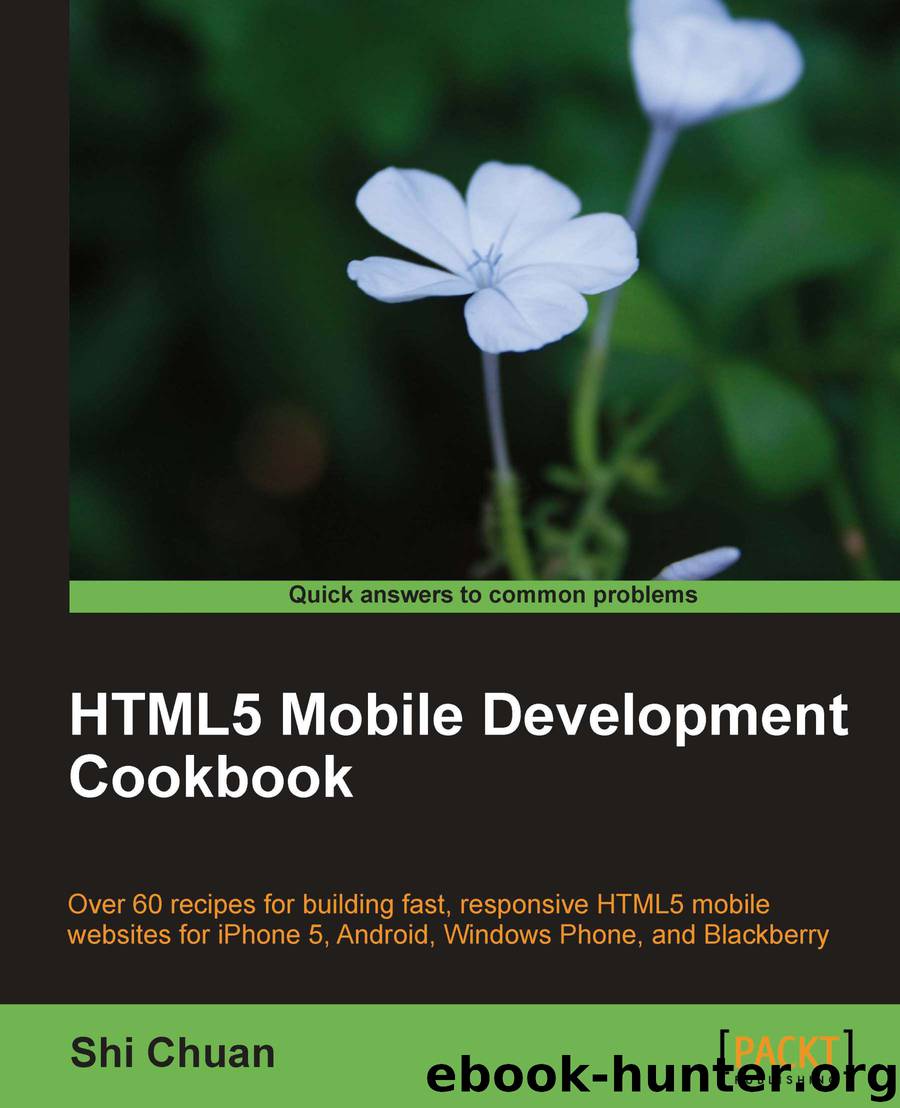 HTML5 Mobile Development Cookbook by unknow