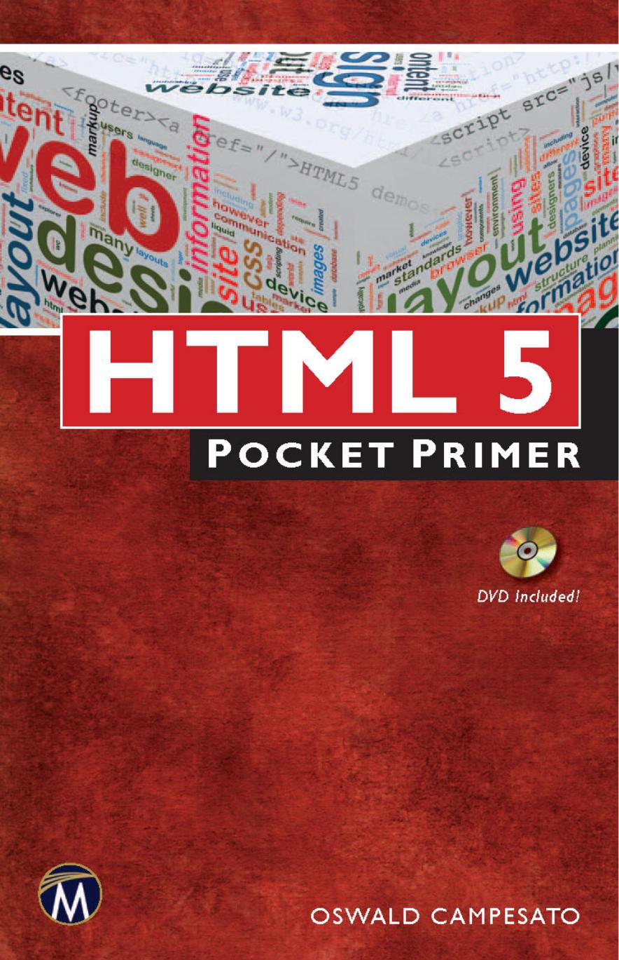 HTML5 Pocket Primer by Oswald Campesato