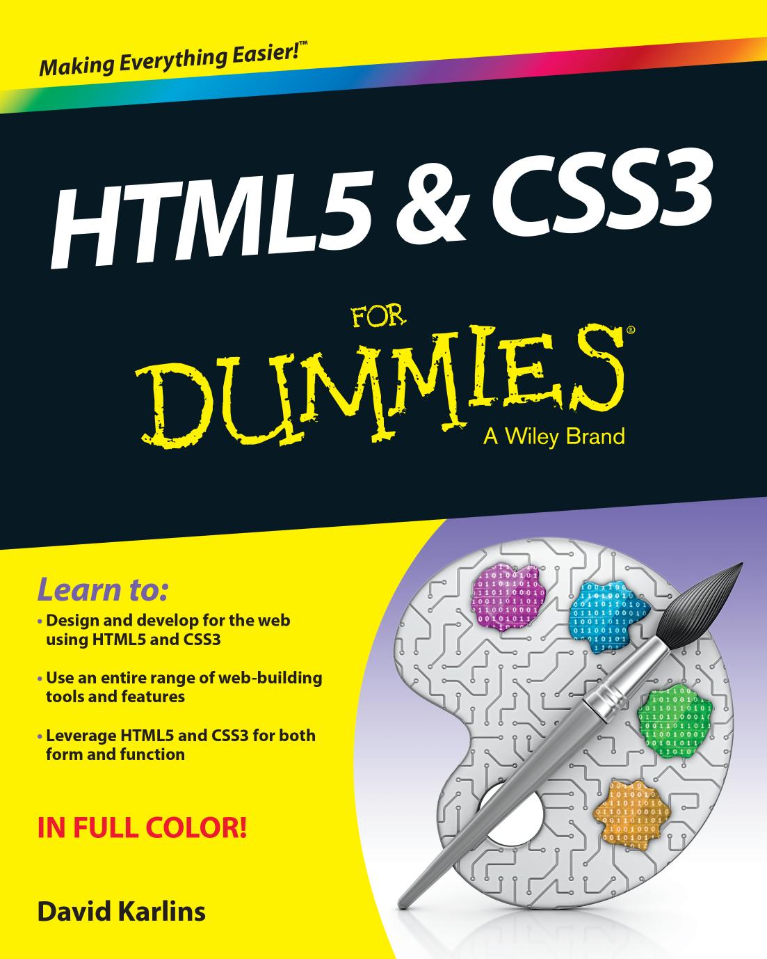 HTML5 and CSS3 For Dummies by David Karlins