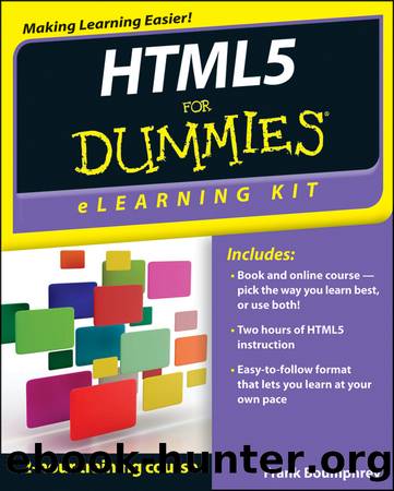 HTML5 eLearning Kit For Dummies by Boumphrey Frank
