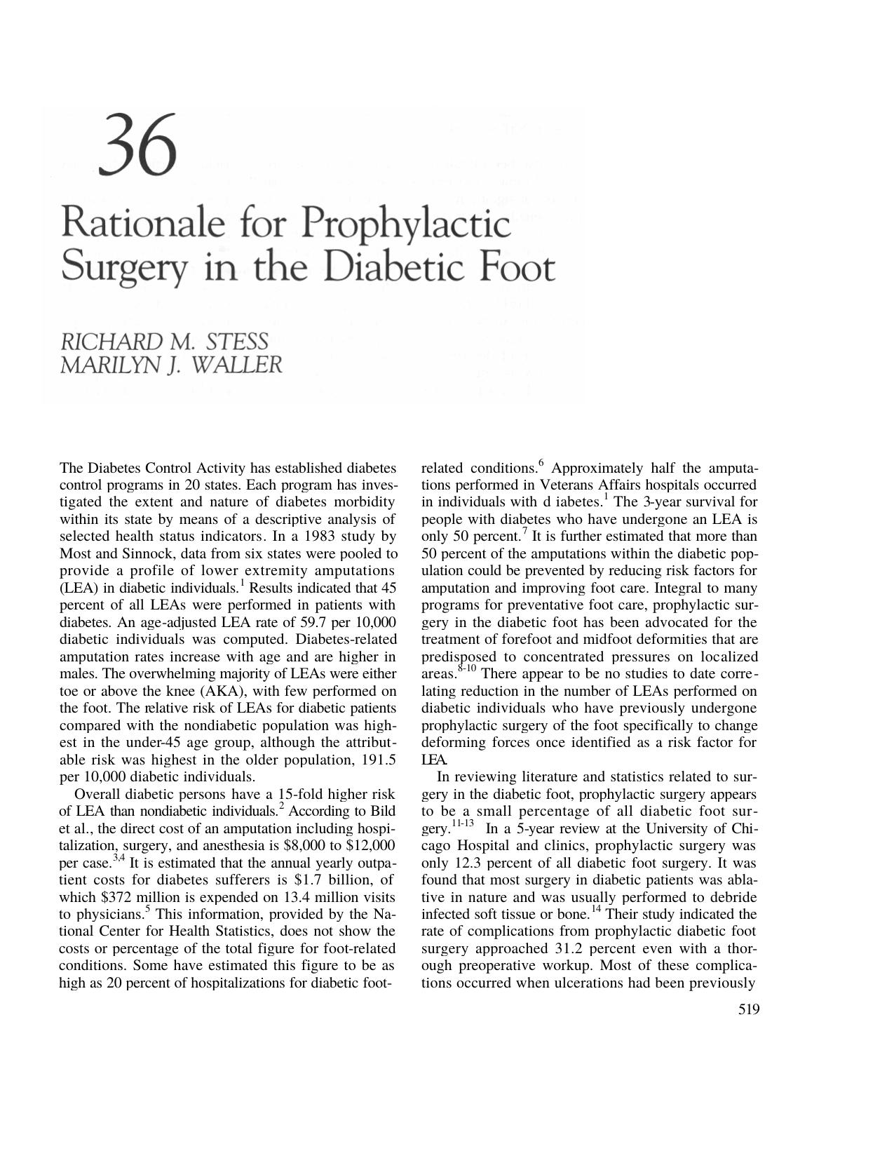 HV chapter 36-Rationale for Prophylactic Surgery in the Diâ¦ by mdeetz