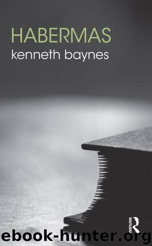 Habermas by Baynes Kenneth
