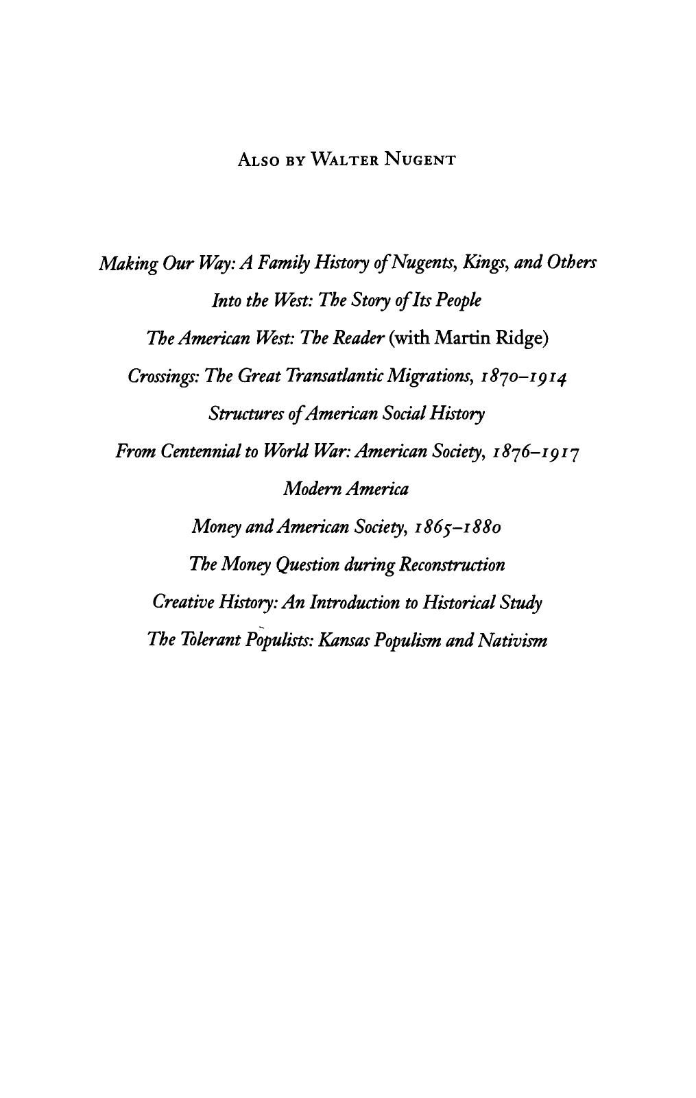 Habits of Empire: A History of American Expansion by Walter Nugent