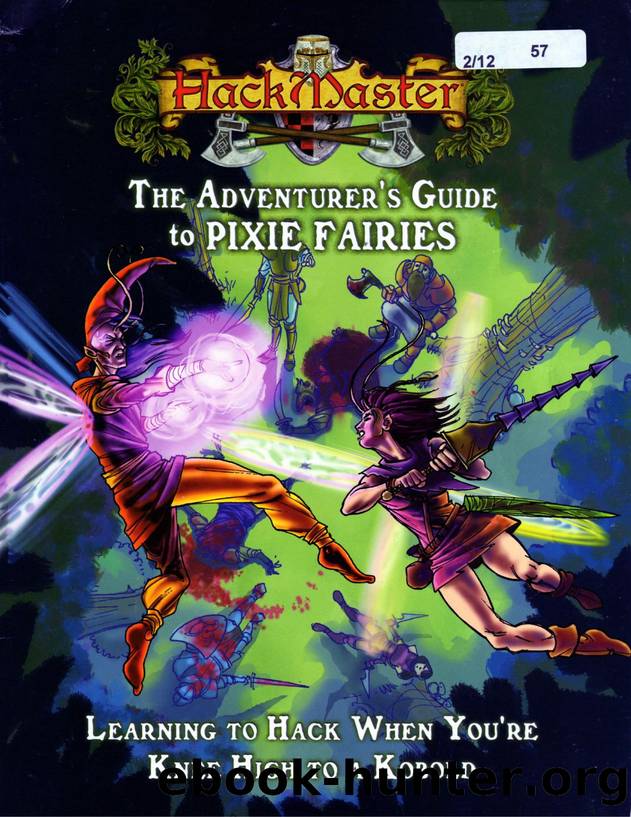 HackMaster 4e The Adventurer's Guide to Pixie Fairies by Unknown