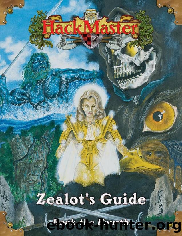 HackMaster 5e Zealot's Guide Book the 4th by Unknown