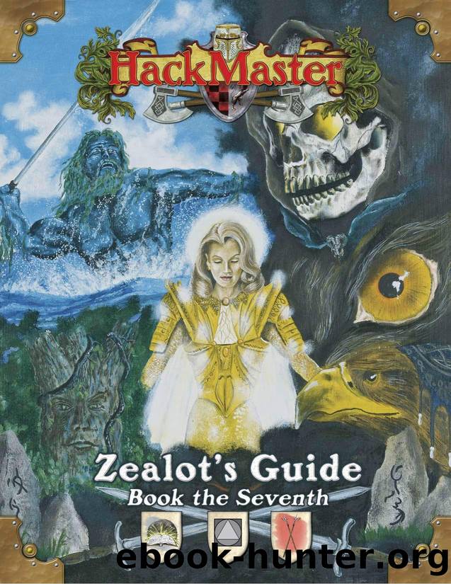 HackMaster 5e Zealot's Guide Book the 7th by Unknown