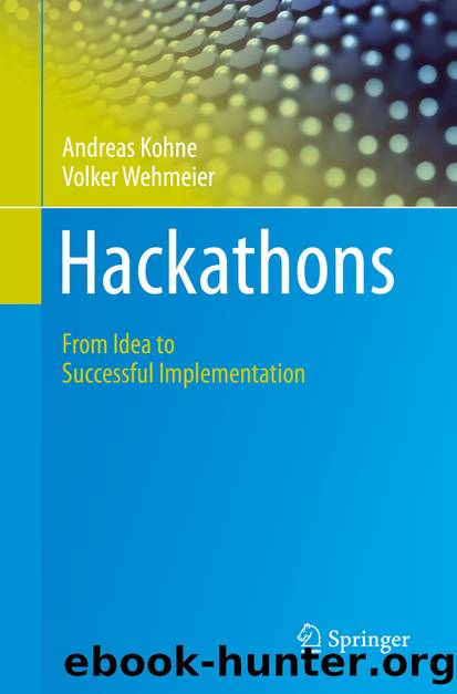 Hackathons by Andreas Kohne & Volker Wehmeier