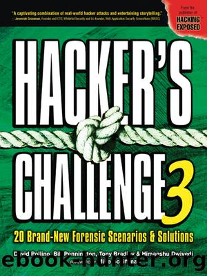 Hacker's Challenge 3 by David Pollino