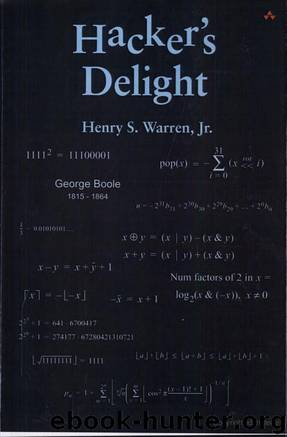 Hacker's Delight by Henry S. Warren
