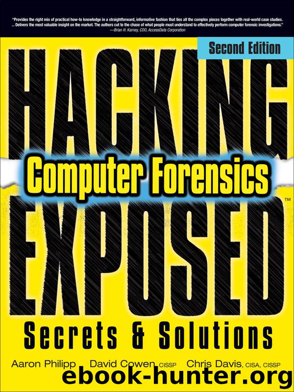 Hacking Exposed by Aaron Philipp & David Cowen & Chris Davis
