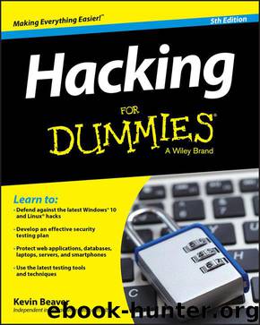Hacking For Dummies (For Dummies (Computers)) by Beaver Kevin