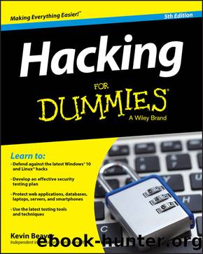 Hacking For DummiesÂ® by Beaver Kevin
