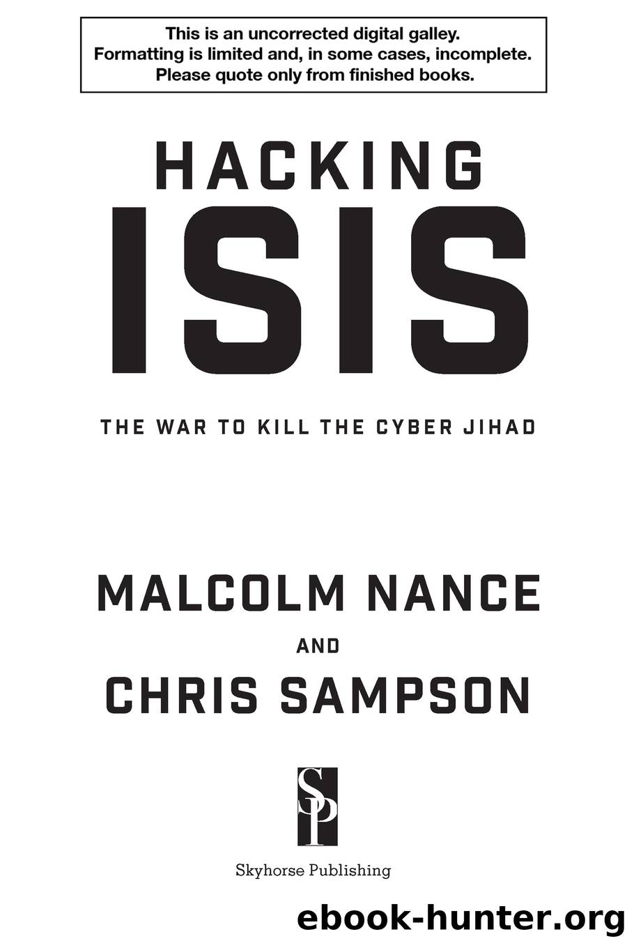 Hacking ISIS by Nance Malcolm