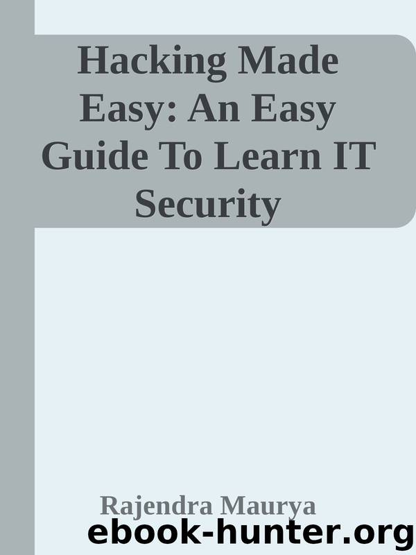 Hacking Made Easy: An Easy Guide To Learn IT Security by Rajendra Maurya