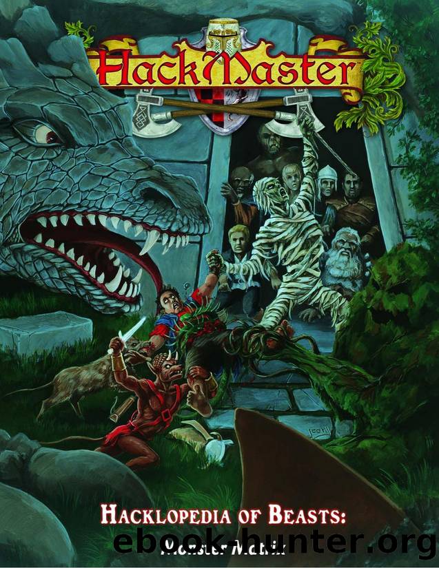 Hacklopedia of Beasts: Monster Matrix by HackMaster D-Team