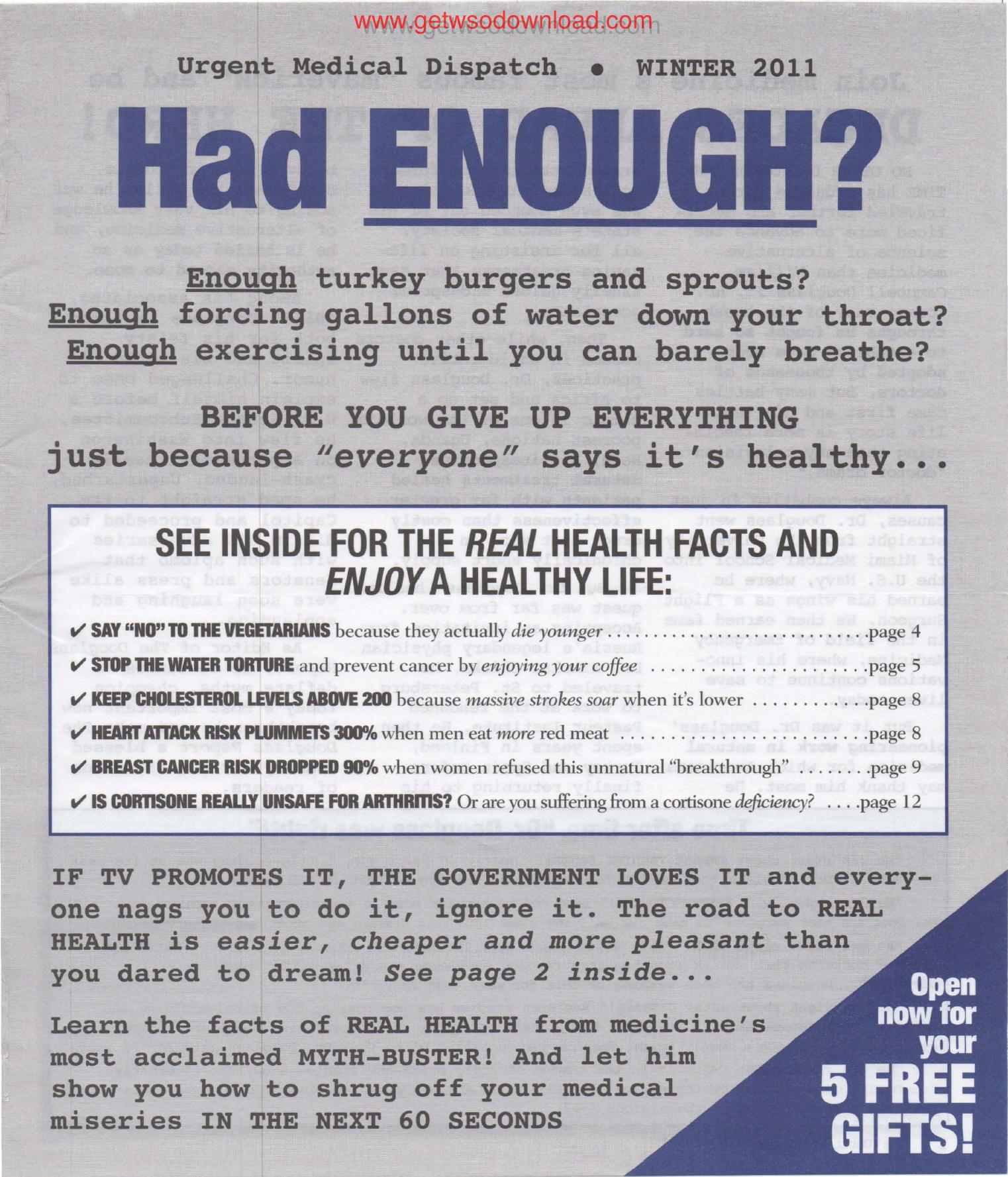 Had Enough Douglas Report by Unknown