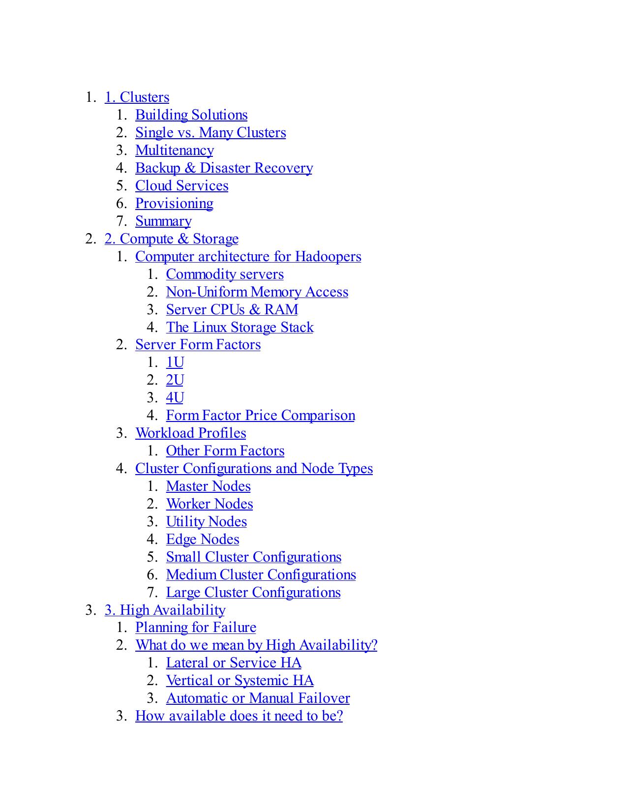 Hadoop in the Enterprise: Architecture, 1st Edition by Unknown