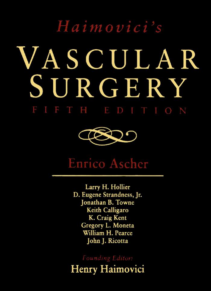 Haimovici's Vascular Surgery by unknow