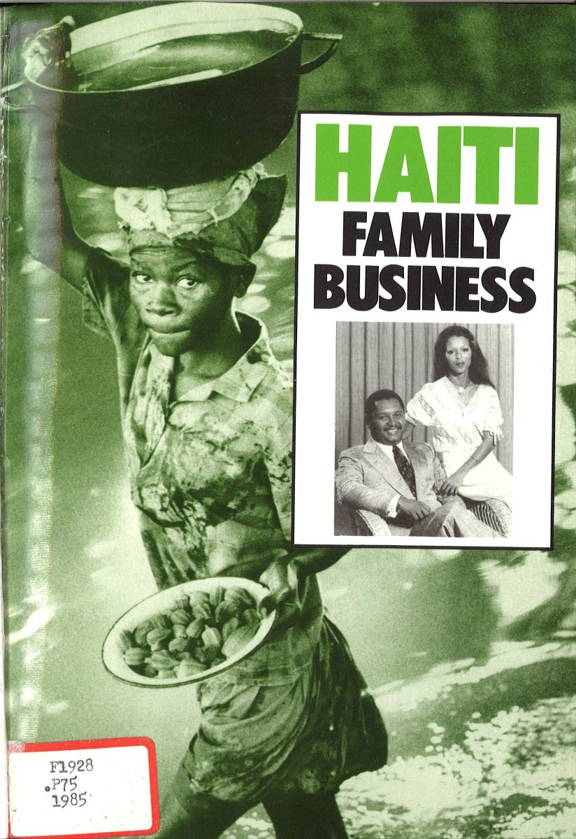 Haiti: Family Business by Rod Prince