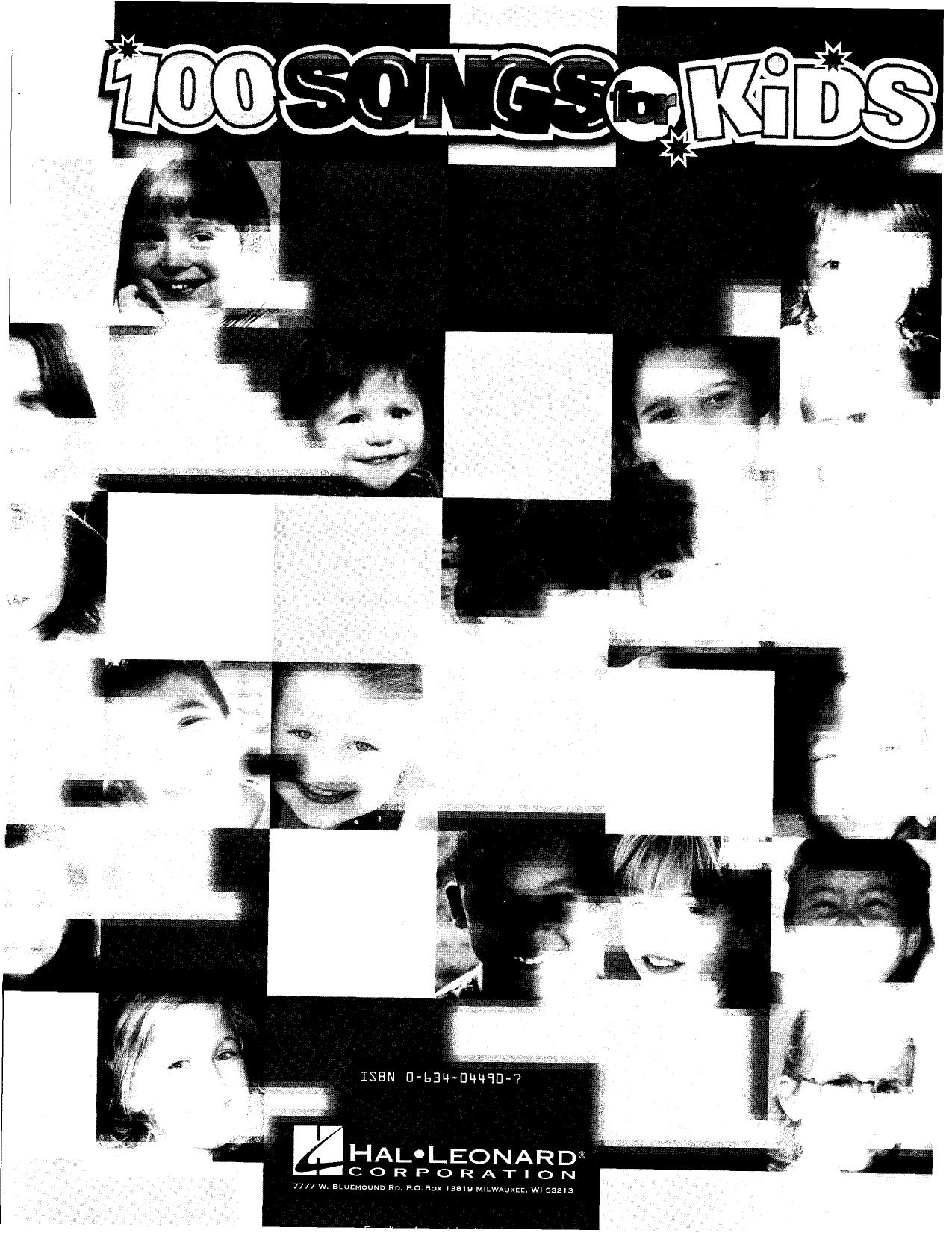 Hal Leonard 100 Songs for Kids by Unknown