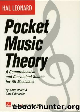 Hal Leonard Pocket Music Theory (Music Instruction) by Carl Schroeder