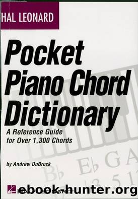 Hal Leonard Pocket Piano Chord Dictionary (Music Instruction) by Andrew DuBrock